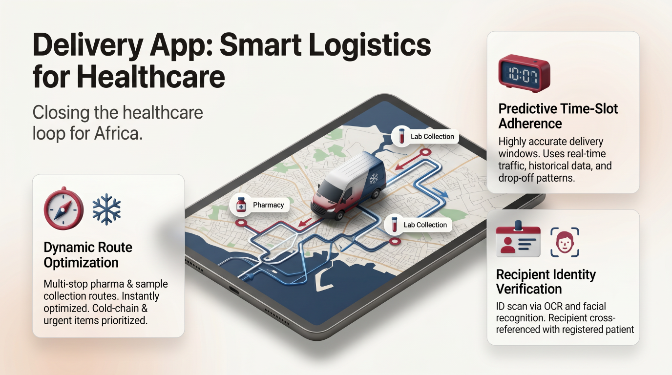 Delivery app — smart logistics for healthcare